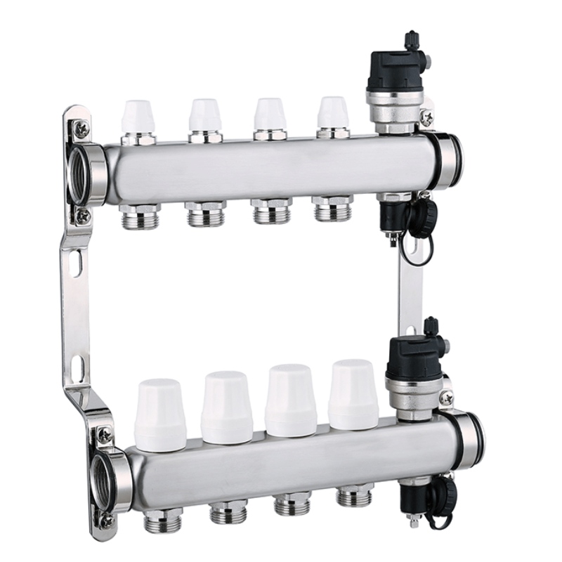 Instalație sanitară ufh galerie de încălzire cu apă hidronică cu 5 moduri din oțel inoxidabil